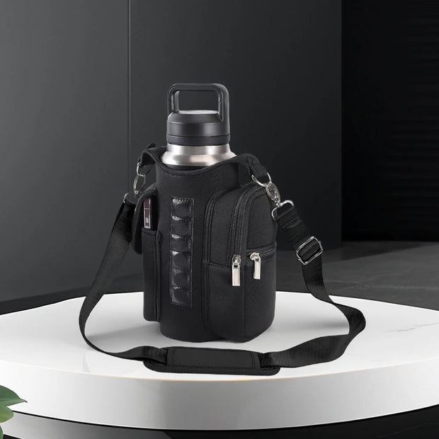 4-1PCS Magnetic Gym Sling Bag Water Bottle