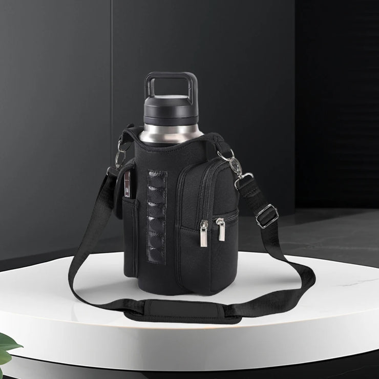 4-1PCS Magnetic Gym Sling Bag Water Bottle