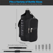 4-1PCS Magnetic Gym Sling Bag Water Bottle