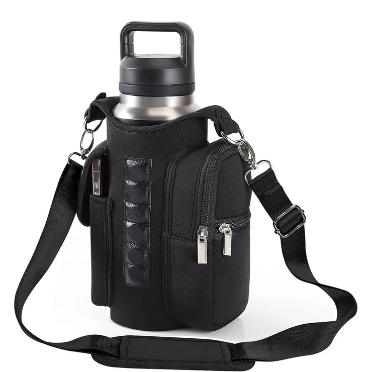4-1PCS Magnetic Gym Sling Bag Water Bottle